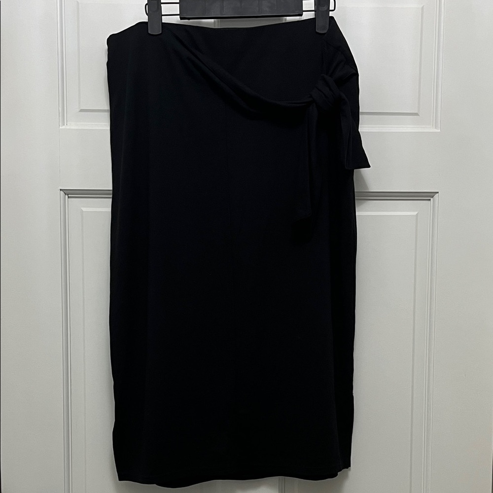 NWT J. Jill Wherever Collection Side Bow Tie Midi Skirt - Size Small